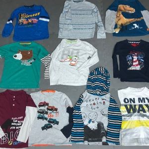 Last day sale Ten long sleeve cotton shirts size 6